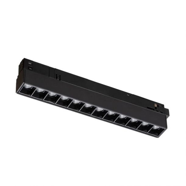 Магнітний трековий світильник FOCUS LED 9W 3000К Чорний (109732294) недорого