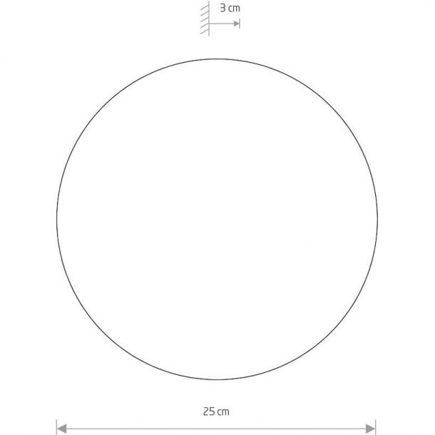 Настенный светильник Ring LED M Черный (109727535) в Киеве