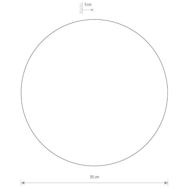 Настенный светильник Ring Mirror L LED Серый (109727683) в Киеве