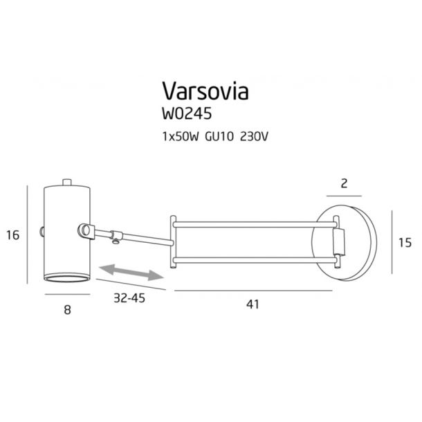 Настінний світильник VARSOVIA 15 Brass (118865311) в Киеве