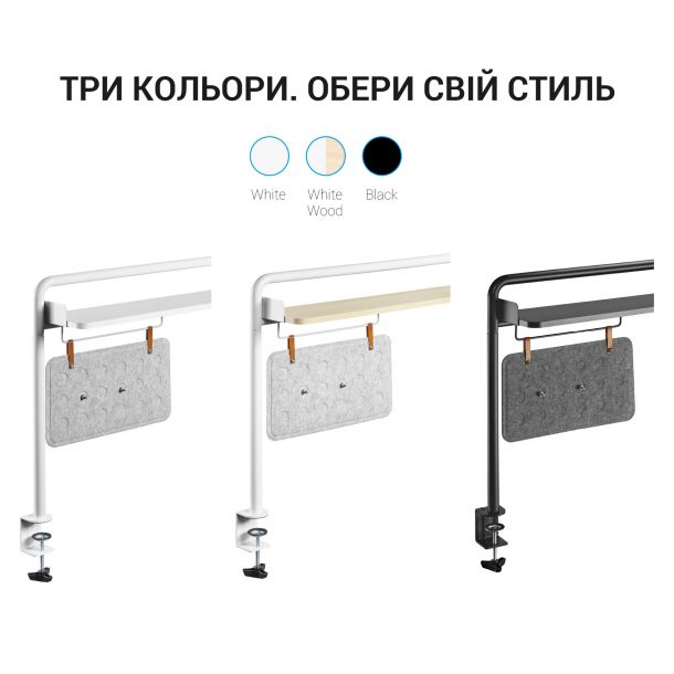 Настольная полка-органайзер OfficePro DS253 White, White (1311205557) в Украине