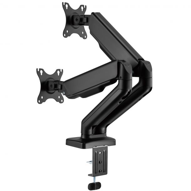 Настільне кріплення для двох моніторів OfficePro MA412B 17-32'' Black (1311205419) дешево