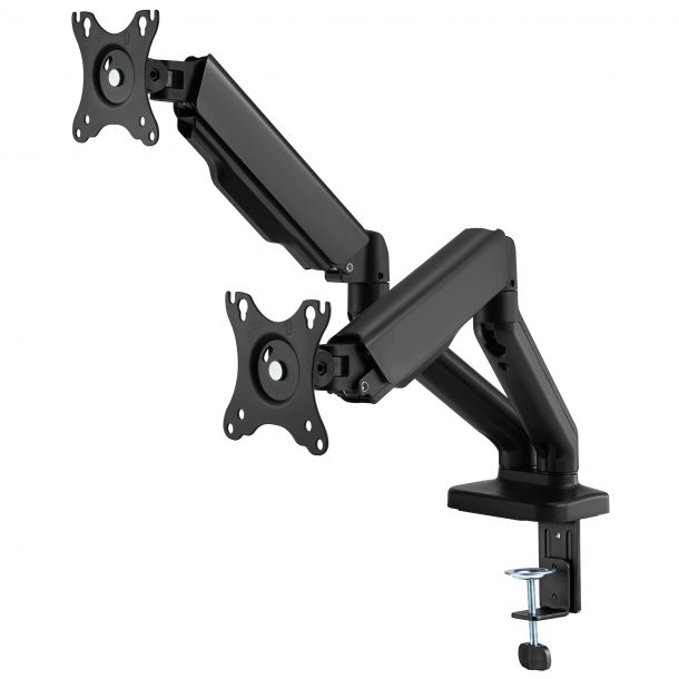 Настільне кріплення для двох моніторів OfficePro MA412B 17-32'' Black (1311205419) kupistul