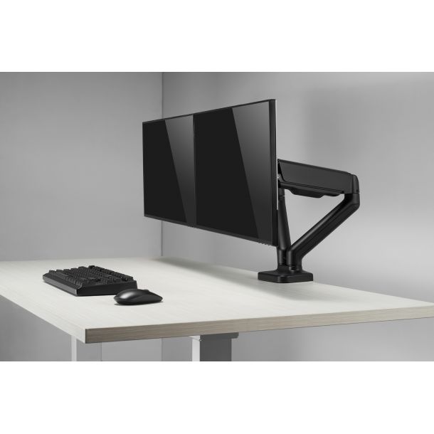 Настільне кріплення для двох моніторів OfficePro MA412B 17-32'' Black (1311205419) недорого
