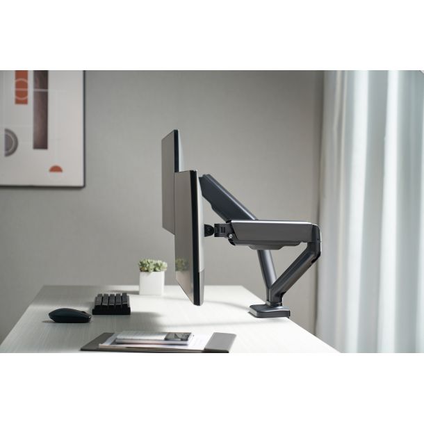 Настільне кріплення для двох моніторів OfficePro MA412B 17-32'' Black (1311205419) дешево