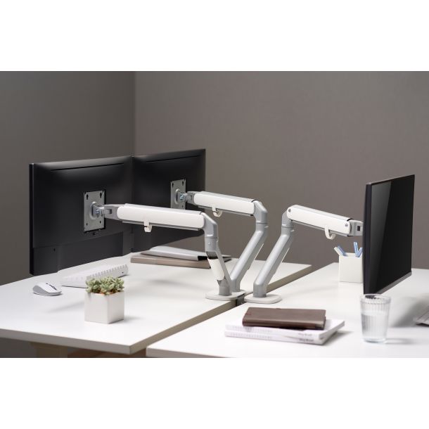 Настільне кріплення для двох моніторів  OfficePro MA422S 17-32’’ Silver (1311205427) kupistul