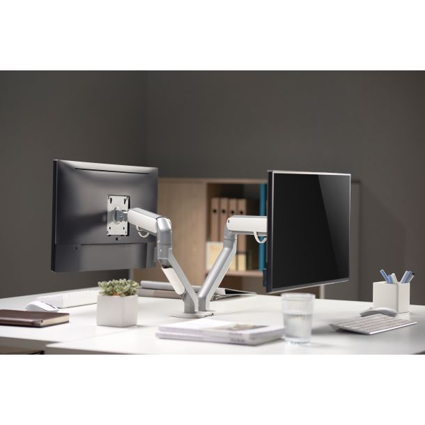 Настільне кріплення для двох моніторів  OfficePro MA422S 17-32’’ Silver (1311205427) цена
