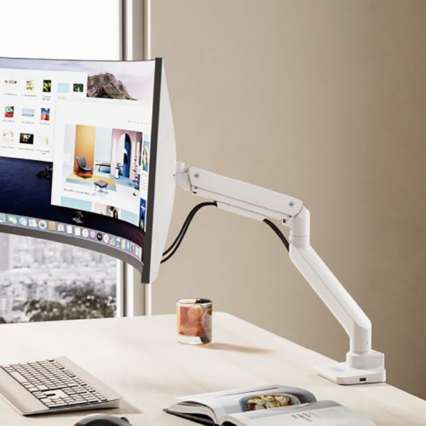 Настольное крепление для монитора OfficePro MA801 17-49'' White (1311205431) дешево