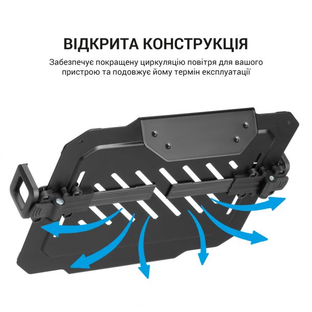 Настольное крепление-подставка для ноутбука OfficePro LH313B 12-17'' Black (1311205511) в Киеве