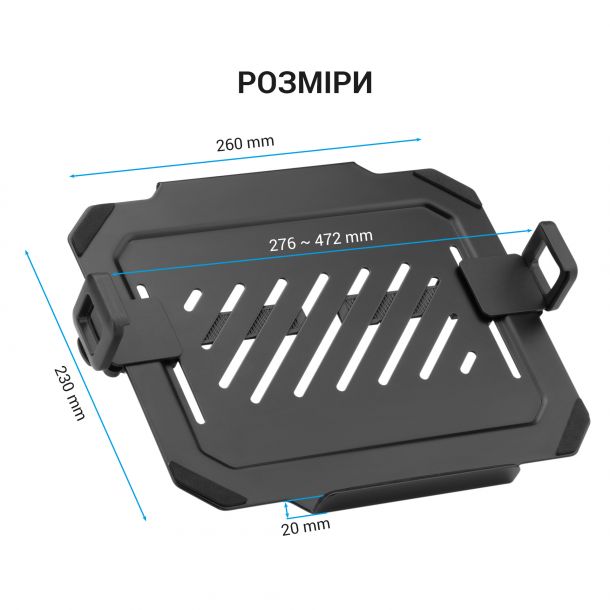 Настольное крепление-подставка для ноутбука OfficePro LH313B 12-17'' Black (1311205511) недорого