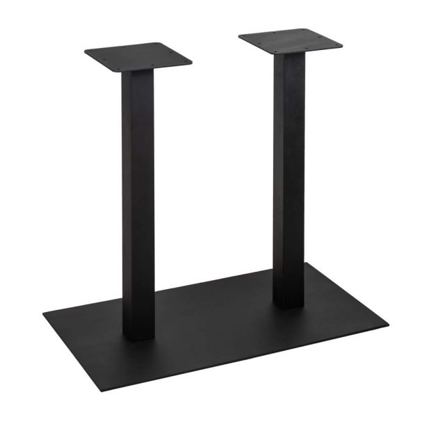 Опора для стола Quadro Double 40х80 8mm h-73 Черный (61442504) в Киеве