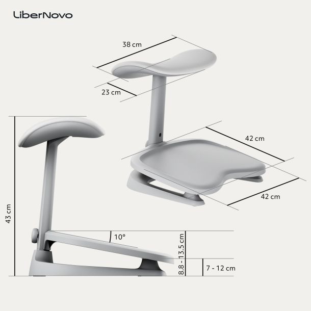 Підставка під ноги LiberNovo StepSync Space Grey (1811489490) с доставкой