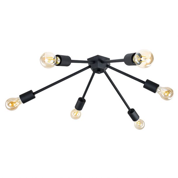 Подвесной светильник Attic X-6 C280/370 Black (111733632) недорого