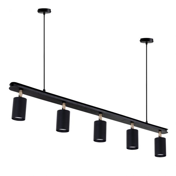 Подвесной светильник Chime GU10 СL90-5 Black, Black (111734230) недорого