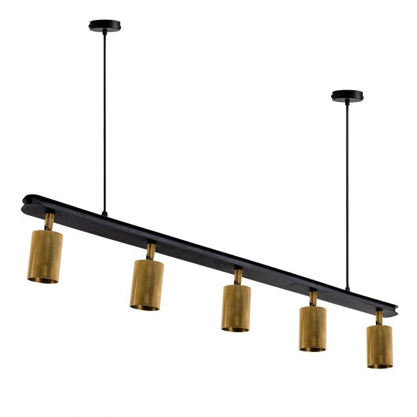 Подвесной светильник Chime GU10 СL90-5 Black, BrushGold (111734232) недорого