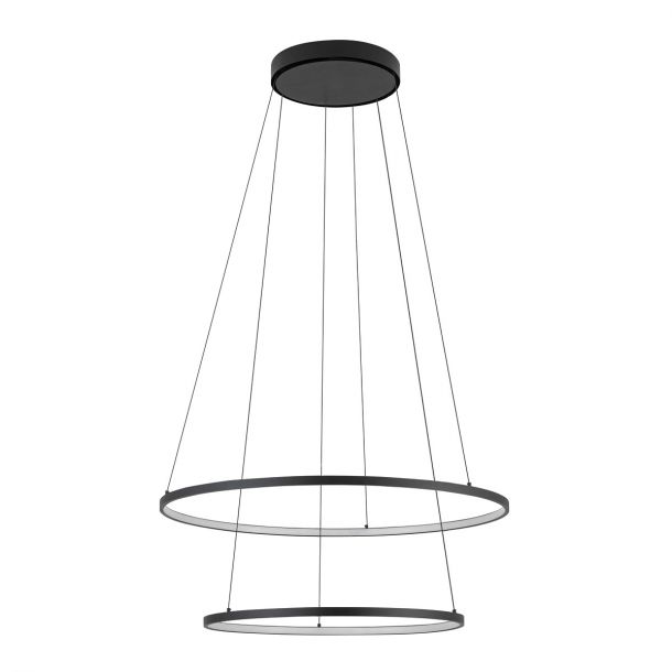 Підвісний світильник Circolo Led 3000K 2x35W Чорний (109985011) цена