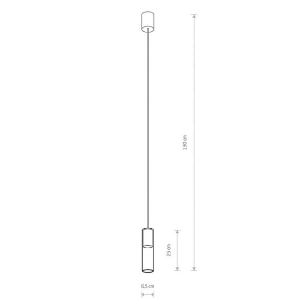 Подвесной светильник CYLINDER М Черный (109725310) с доставкой