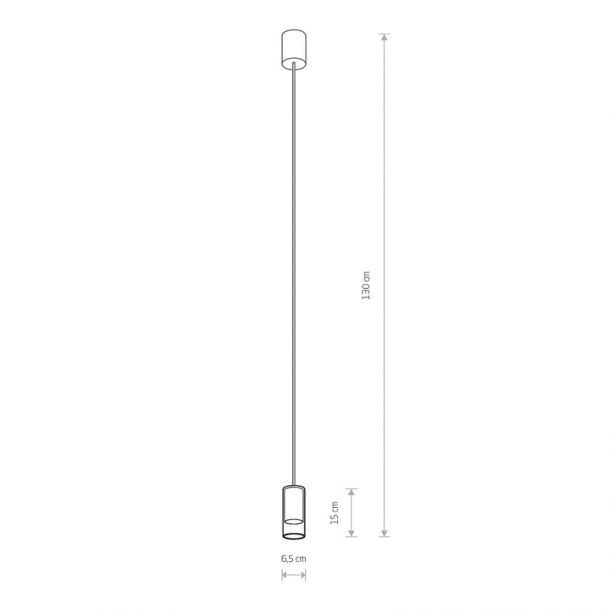 Подвесной светильник CYLINDER S Латунный (109725309) с доставкой
