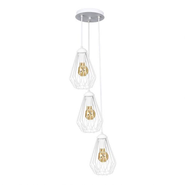 Подвесной светильник Dribble CD210-3 White (111734674) дешево