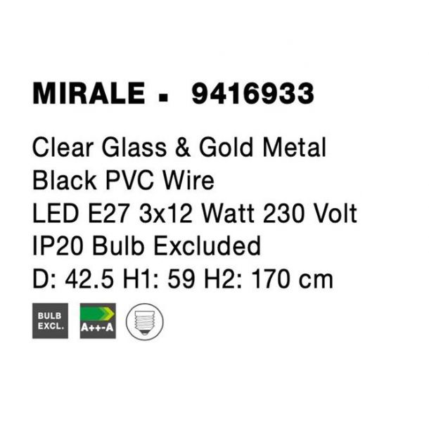 Підвісний світильник Mirale Black (1591205135) в Киеве