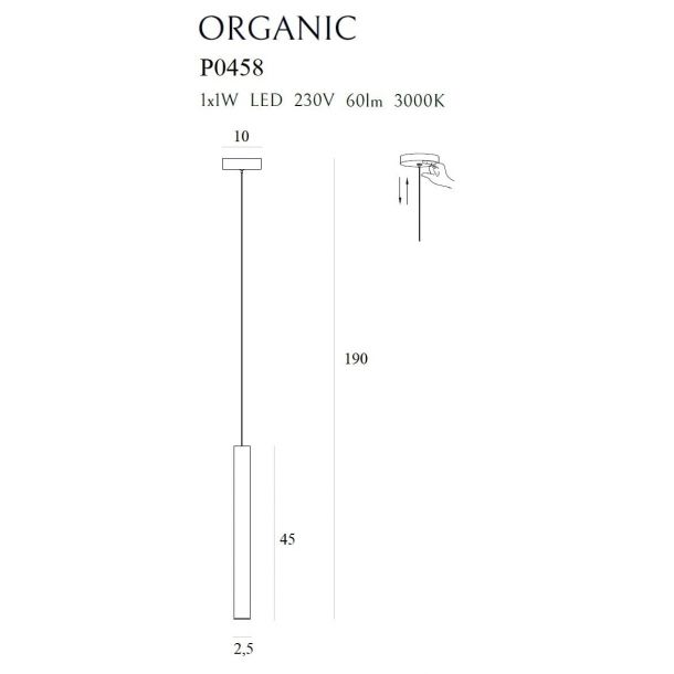 Подвесной светильник ORGANIC Copper (118745845) в Киеве
