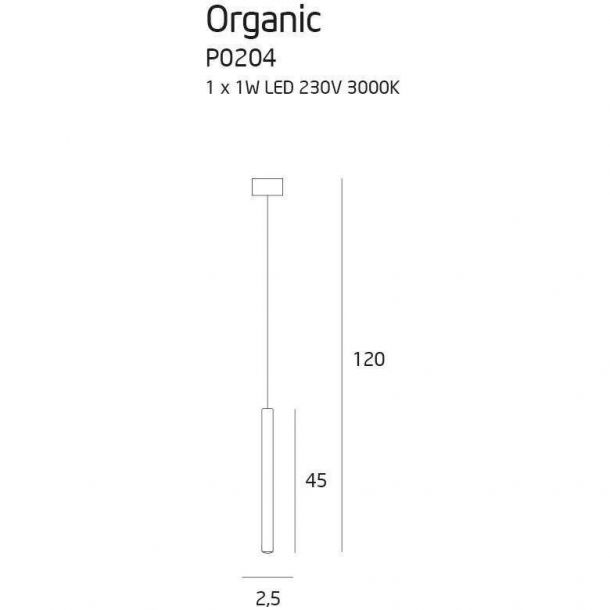 Підвісний світильник ORGANIC І Black (118866646) с доставкой