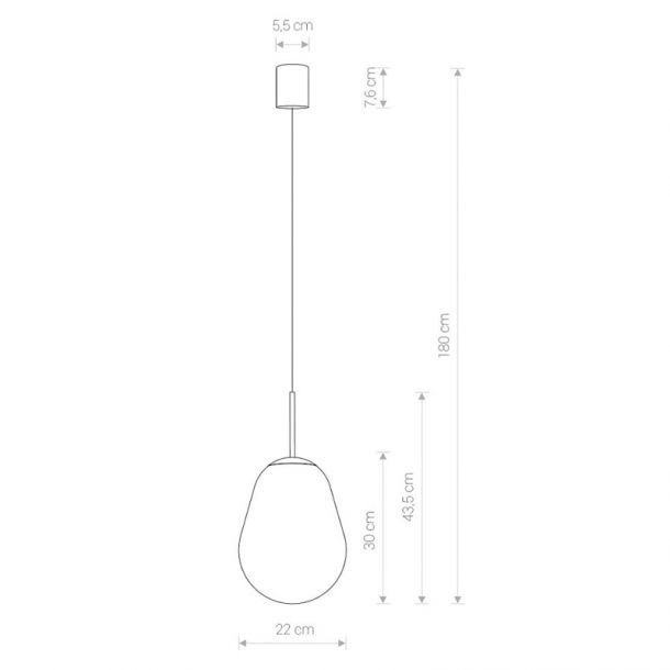 Підвісний світильник Pear S Золотий (109728073) в Киеве