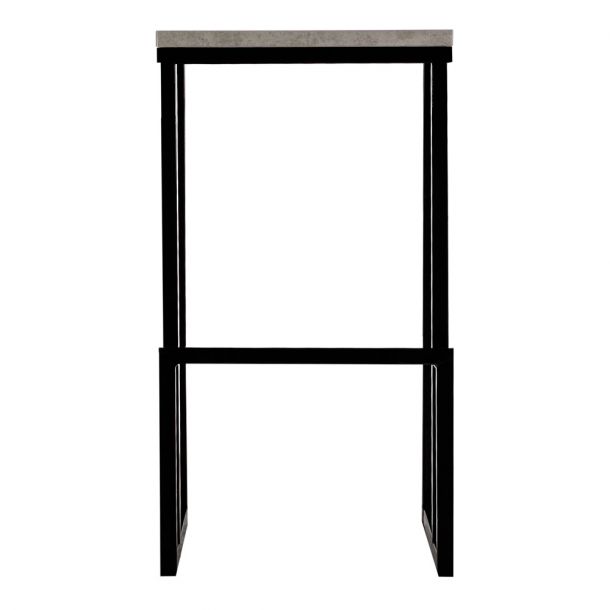 Полубарный стул HATTA G-Stool Черный, Бетон (44460475) цена
