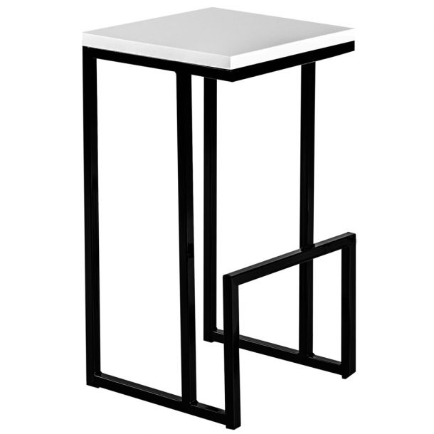 Напівбарний стілець HATTA G-Stool Чорний, Білий (44356880) фото