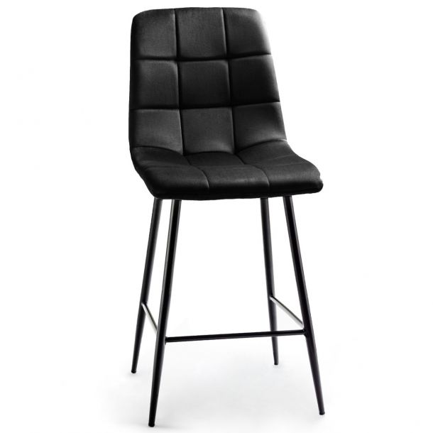 Напівбарний стілець HATTA Indigo Velvet Чорний (44524098) дешево
