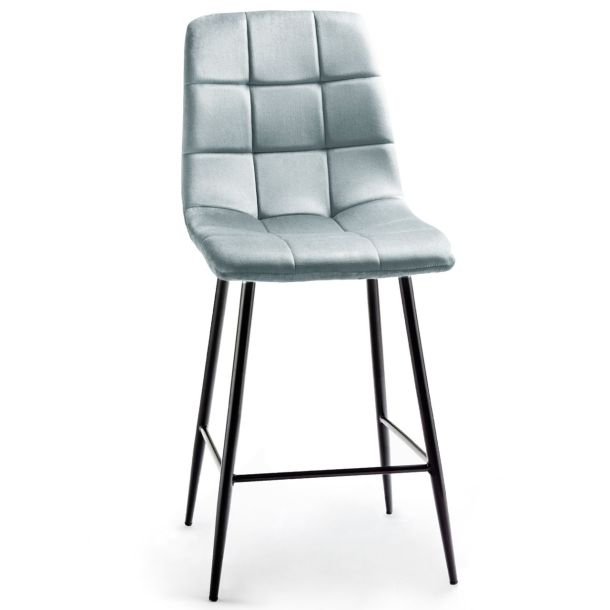 Полубарный стул HATTA Indigo Velvet Серый (44556631) купить