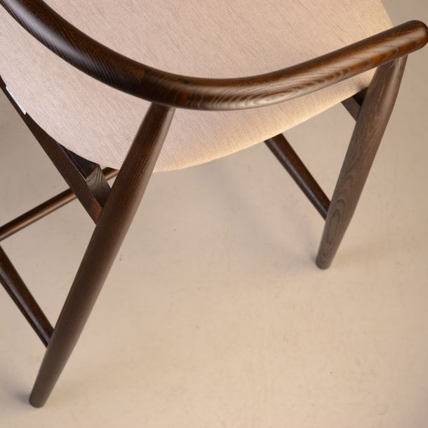 Полубарный стул Mamont Superior 2 Beige, Темный орех (611485268) в Украине