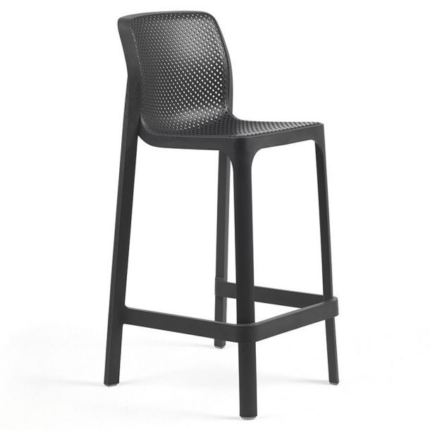 Напівбарний стілець Net Stool Mini Antracite (13522924) недорого