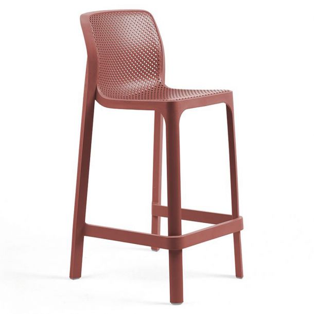 Напівбарний стілець Net Stool Mini Corallo (13522928) недорого