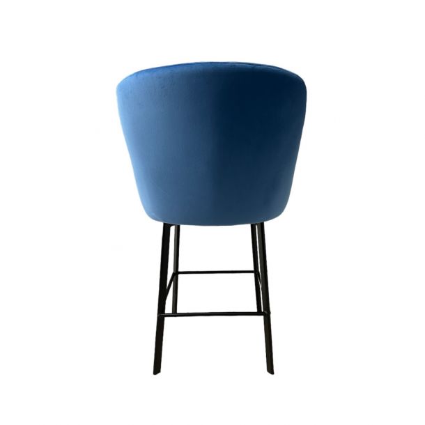 Полубарный стул поворотный Noel 180 Magic Velvet 2226, Черный (721253403) kupistul