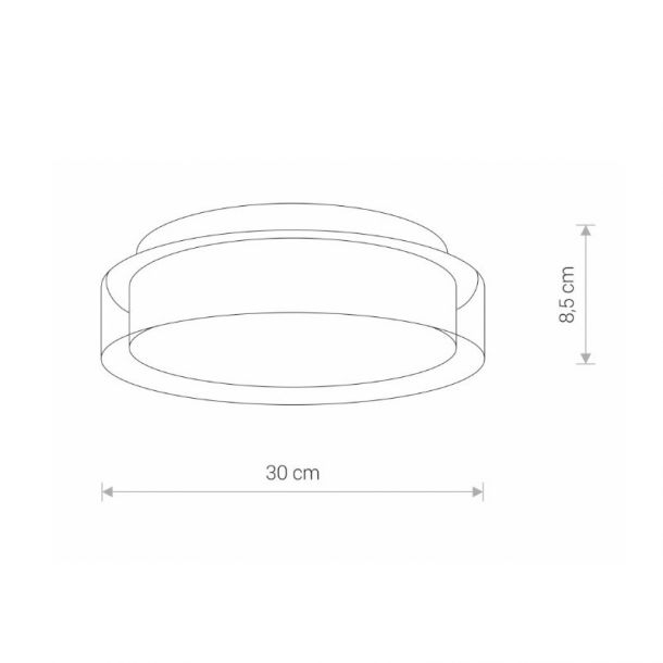 Стельовий світильник PAN LED S Білий (109732388) в Украине