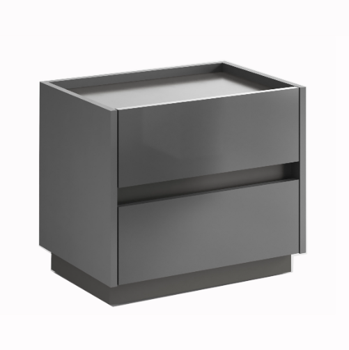 Прикроватная тумба Тео Антрацит, Графит (94985064) недорого
