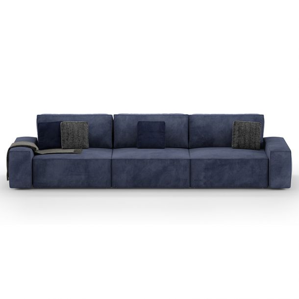 Прямой диван Loft Синий (114742321) kupistul