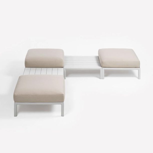 Пуф Maximo Pouf Perla, Gesso (131470293) в интернет-магазине