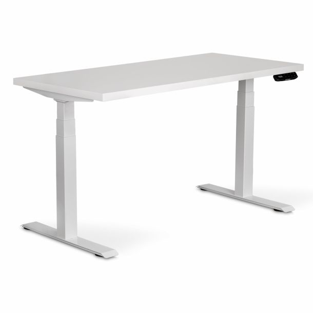 Регулируемый стол ADAPWORK  Smart 2 Motor Pro AdapDesk 136х66 36мм Crystal White, Snow White (1061489128) в Киеве