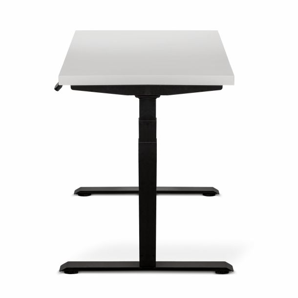 Регульований стіл ADAPWORK  Smart 2 Motor Pro AdapDesk 136х66 36мм Crystal White, Space Black (1061489124) дешево