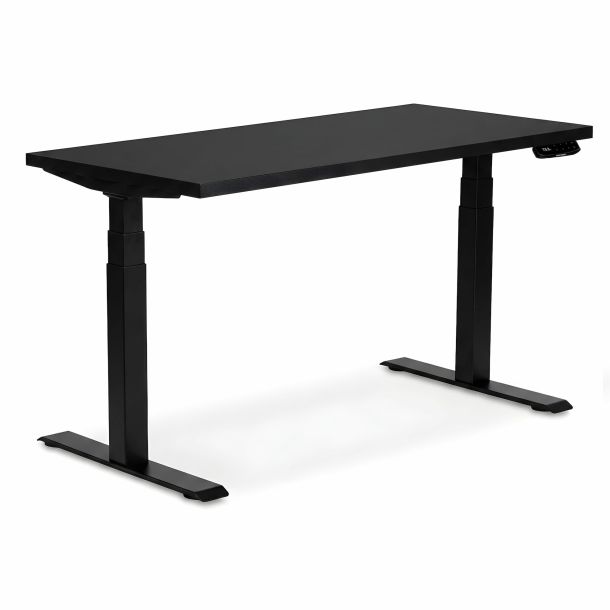 Регульований стіл ADAPWORK  Smart 2 Motor Pro AdapDesk 136х66 36мм Deep Black, Space Black (1061489123) в Киеве