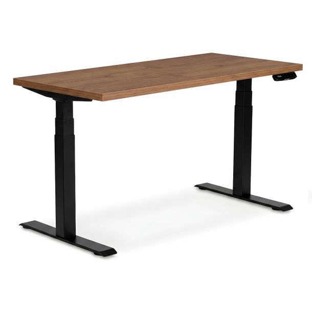 Регулируемый стол ADAPWORK  Smart 2 Motor Pro AdapDesk 136х66 36мм Golden Wood, Space Black (1061489127) в Киеве