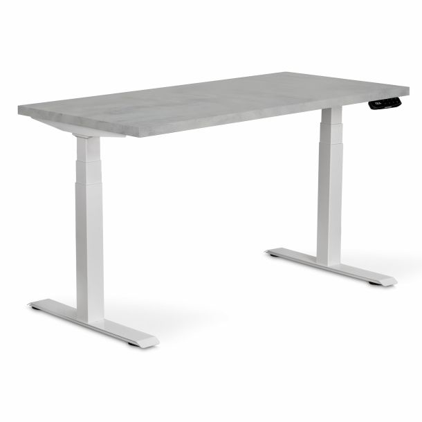 Регульований стіл ADAPWORK  Smart 2 Motor Pro AdapDesk 136х66 36мм Smoky Gray, Snow White (1061489129) фото