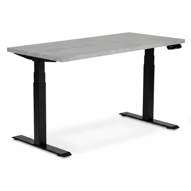 Регулируемый стол ADAPWORK  Smart 2 Motor Pro AdapDesk 136х66 36мм Smoky Gray, Space Black (1061489125) в Киеве