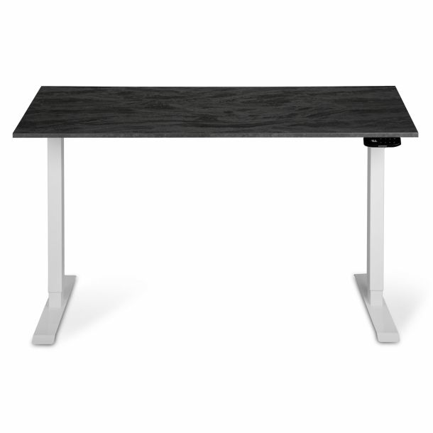 Регулируемый стол ADAPWORK Smart 1 Motor AdapDesk 138х68 18мм Carbon Black, Snow White (1061488886) фото