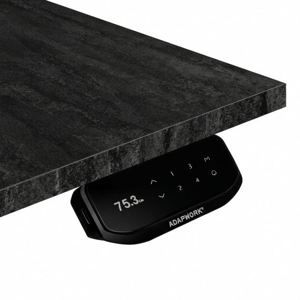 Регулируемый стол ADAPWORK Smart 1 Motor AdapDesk 138х68 18мм Carbon Black, Snow White (1061488886) дешево