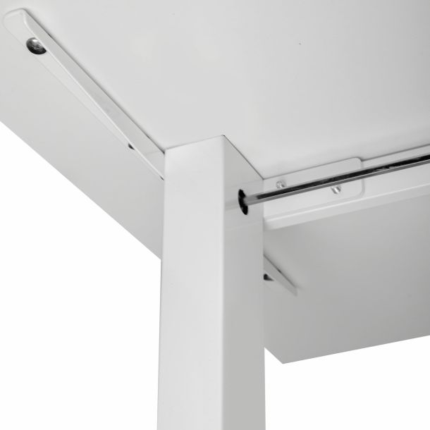 Регулируемый стол ADAPWORK Smart 1 Motor AdapDesk 138х68 18мм Crystal White, Snow White (1061488884) фото