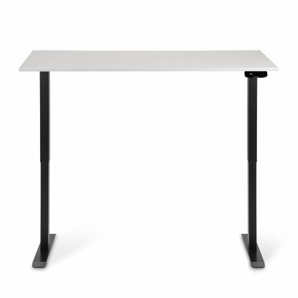 Регульований стіл ADAPWORK Smart 1 Motor AdapDesk 138х68 18мм Crystal White, Space Black (1061488882) в Киеве