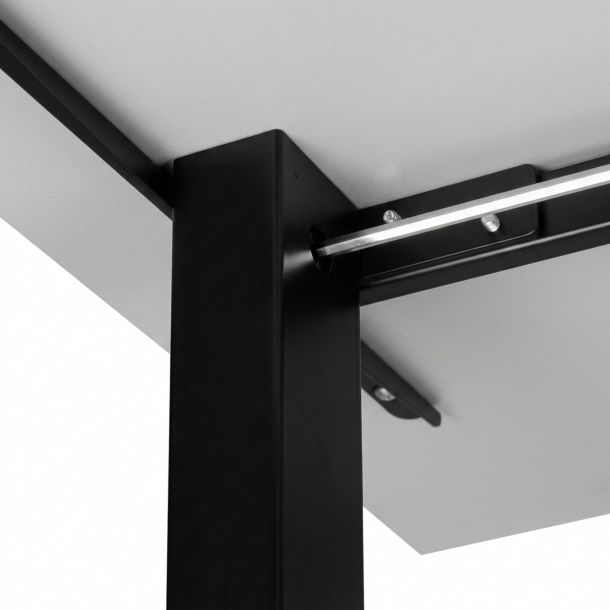 Регульований стіл ADAPWORK Smart 1 Motor AdapDesk 138х68 18мм Crystal White, Space Black (1061488882) в интернет-магазине